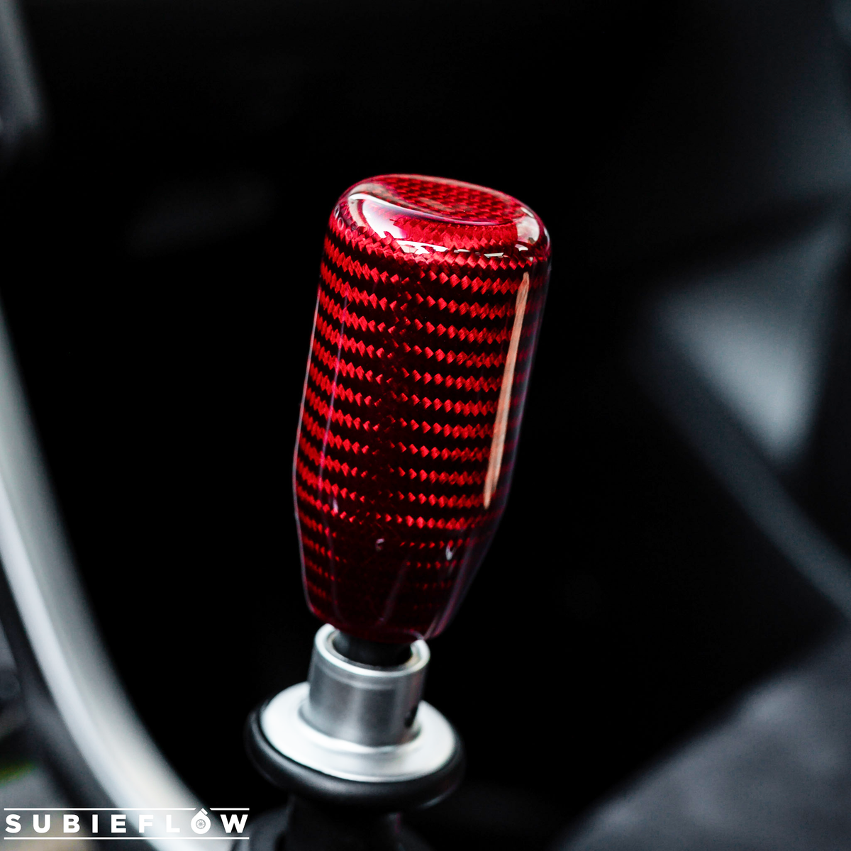 Carbon Fiber Handle Shift Knob – Fits Subaru WRX / STI / BRZ - M12x1.25