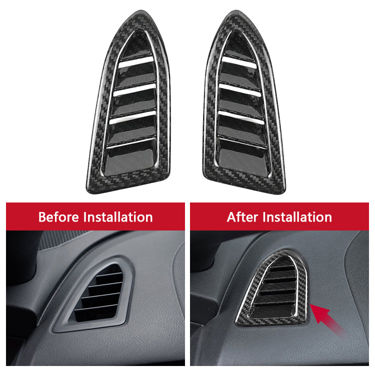 2022-26 Subaru WRX VB Carbon Fiber Defroster Vent Covers