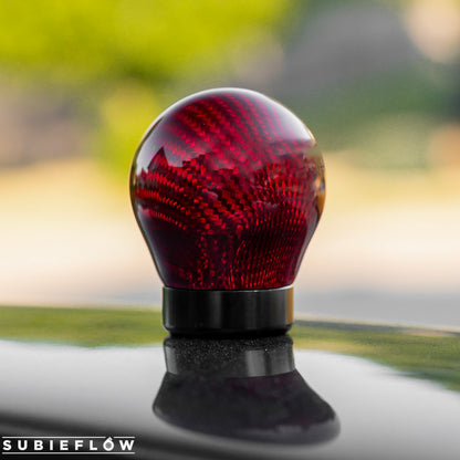Weighted Carbon Fiber Shift Knobs – Fits Subaru WRX / STI / BRZ - M12x1.25