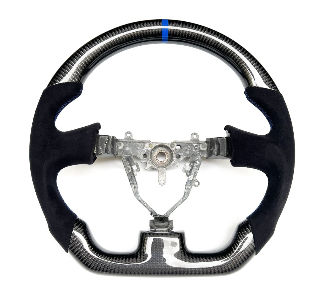 2005-07 Subaru WRX STI Carbon Fiber Steering Wheel - SubieFlow