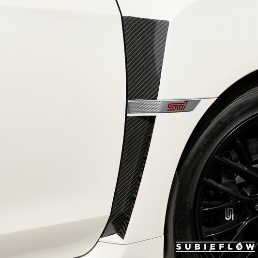 2015-21 Carbon Fiber Fender Gills Overlay Vinyl - SubieFlow