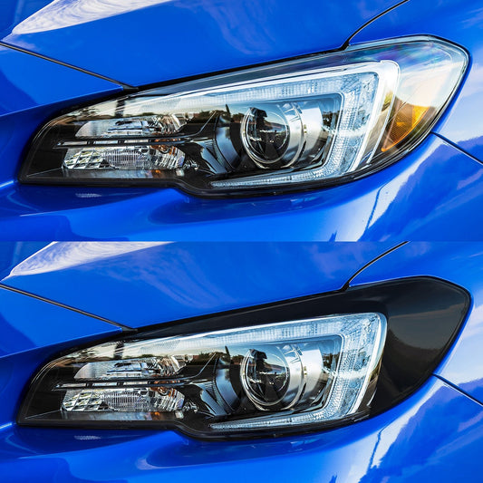 2015-21 WRX/STI Blackout Headlight Overlays - SubieFlow