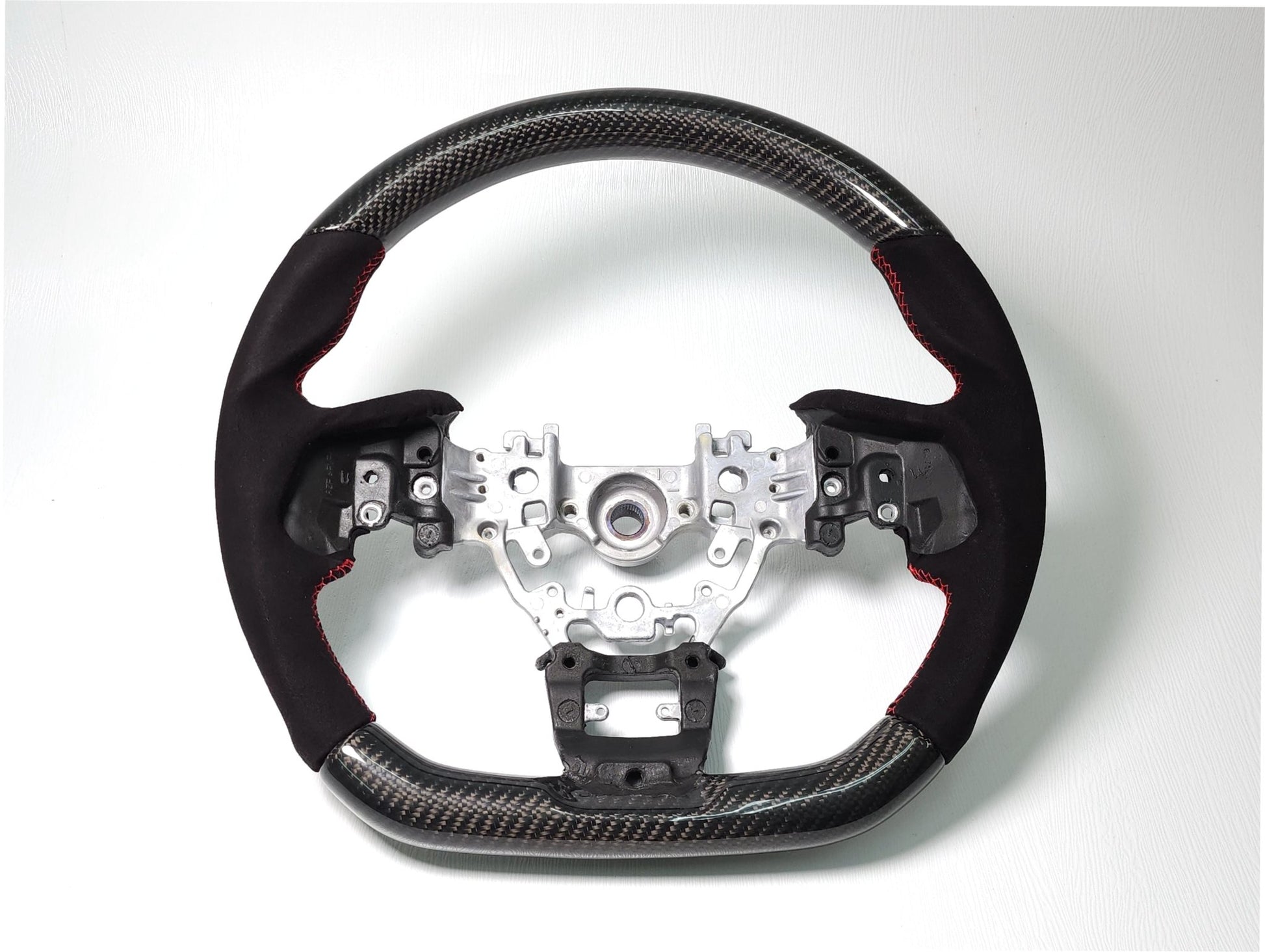 2022-25 WRX Carbon Fiber D-Shape Steering Wheel - SubieFlow