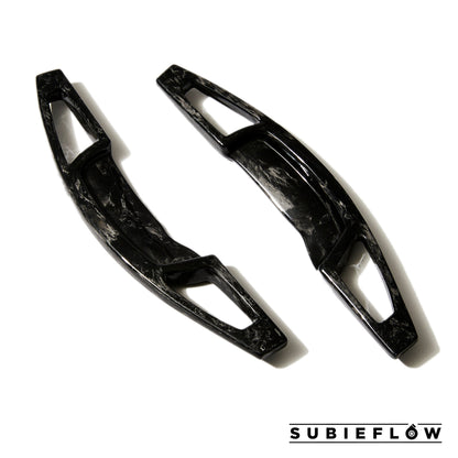 Forged Carbon Paddle Shifters - SubieFlow