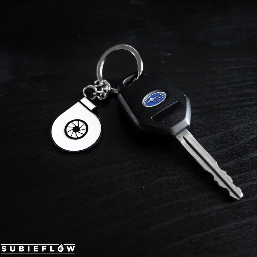 Turbo Enamel Keychain - SubieFlow