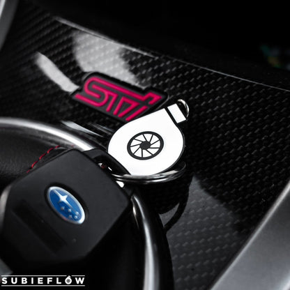 Turbo Enamel Keychain - SubieFlow